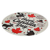 Canada Day Fun Vibes Schneidebrett (Ecke)