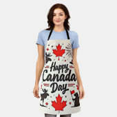 Canada Day Fun Vibes Schürze (Getragen)