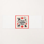 Canada Day Fun Vibes Yogamatte (Vorderseite (Horizontal))