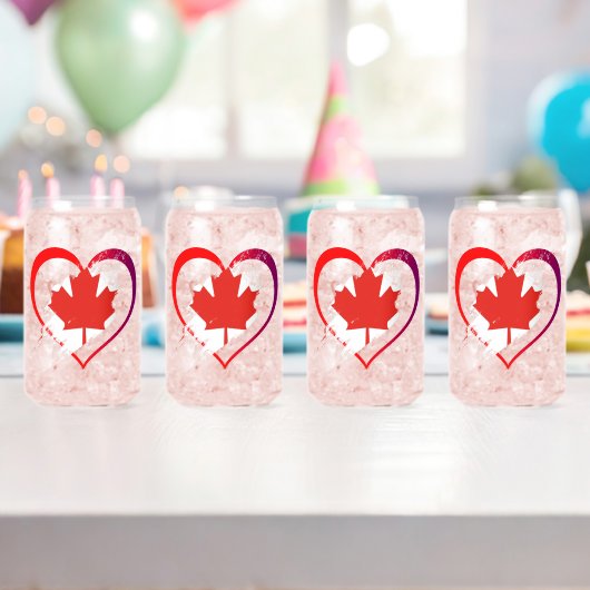 Canada Day Glasses Dosenglas (Insitu (Geburtstag))