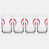 Canada Day Glasses Dosenglas (Links)