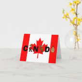 Canada Day Graphics Card Karte (Gelbe Blume)