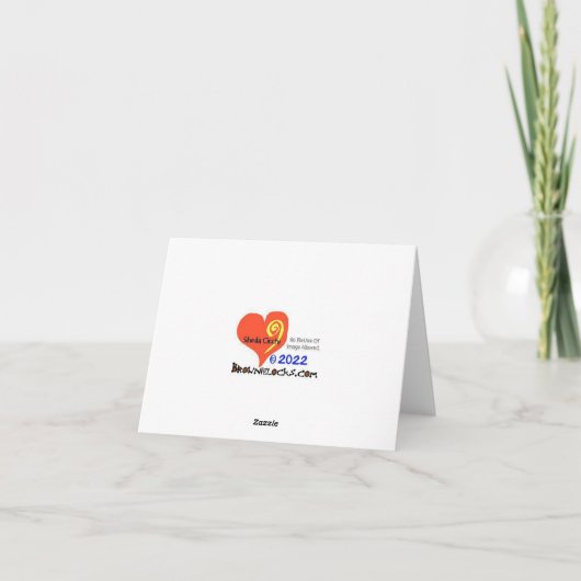 Canada Day Graphics Card Karte (Rückseite)