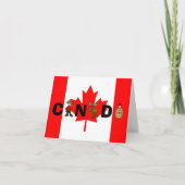 Canada Day Graphics Card Karte (Vorderseite)