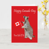 Canada Day Grußkarte Karte (Gelbe Blume)