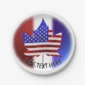 Canada Day & July 4. Tellers Custom Paper Teller (Vorderseite)