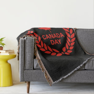 Canada Day Kranz werfen Decke