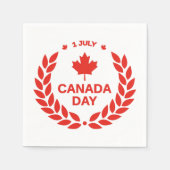 Canada Day Kreath Paper Napkins Serviette (Vorderseite)