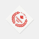 Canada Day Kreath Paper Napkins Serviette (Ecke)