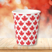 Canada Day Maple Leaf Pappbecher