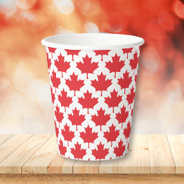 Canada Day Maple Leaf Pappbecher
