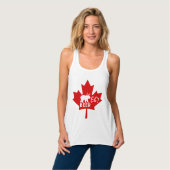 Canada Day Mapleaf beer Eh? Tank top (Vorderseite Vollansicht)
