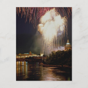 Canada Day on the Ottawa River, Ontario, Kanada Postkarte