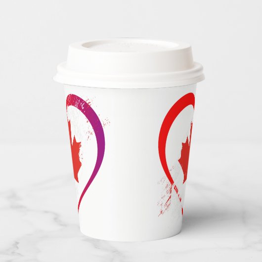 Canada Day Paper Cups Pappbecher (Links)