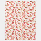 Canada Day Party Fleece Blanket (Vorderseite)