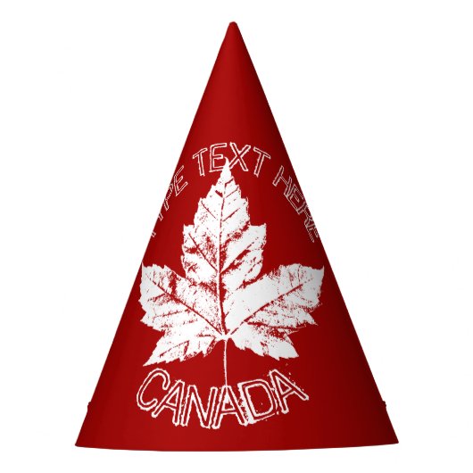 Canada Day Party Hats Personalisiert Partyhütchen (Vorderseite)