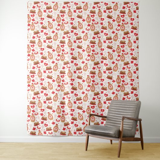 Canada Day Party Tapestry Wandteppich (Beispiel)