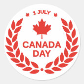 Canada Day Stickers 1. Juli (Vorderseite)