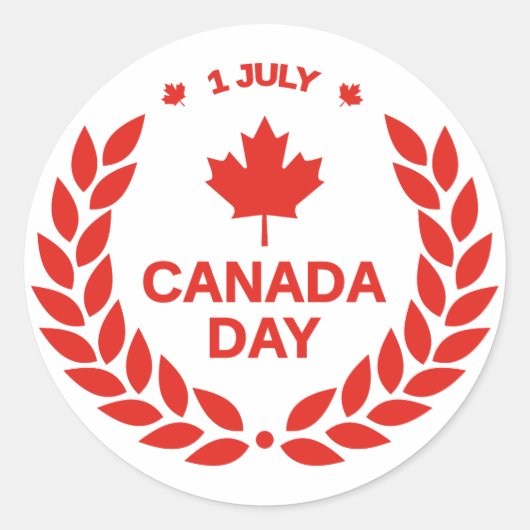 Canada Day Stickers 1. Juli (Vorderseite)