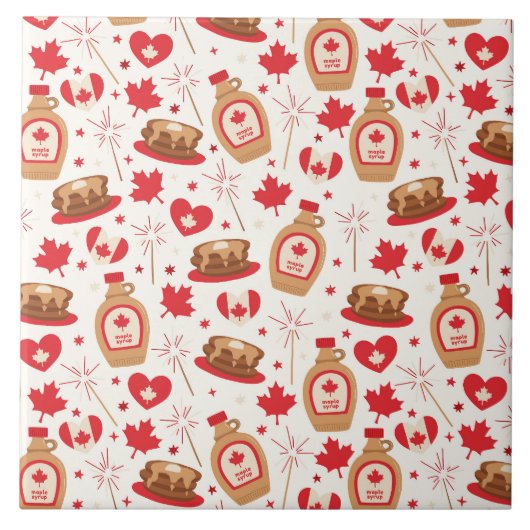 Canada Day Tile Fliese (Vorderseite)