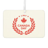 Canada Day Wreath Car Freshener Autolufterfrischer (Rückseite)