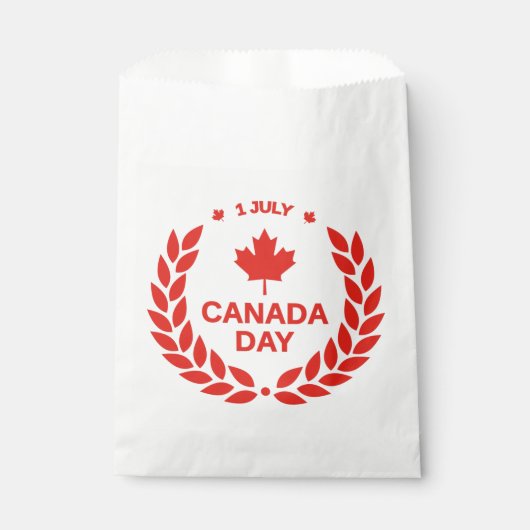 Canada Day Wreath Fevor Bags Geschenktütchen (Vorderseite)