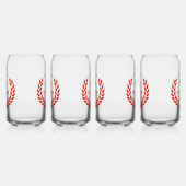 Canada Day Wreath Glasses Dosenglas (Links)