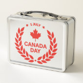 Canada Day Wreath Lunchbox (Rückseite)
