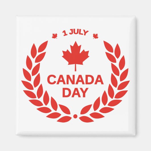 Canada Day Wreath Magnet (Vorne)