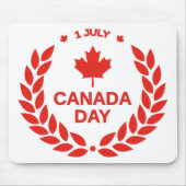 Canada Day Wreath Mousepad (Vorne)