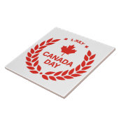 Canada Day Wreath Tile Fliese (Seite)