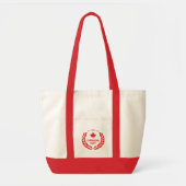 Canada Day Wreath Tote Bag Tragetasche (Vorne)