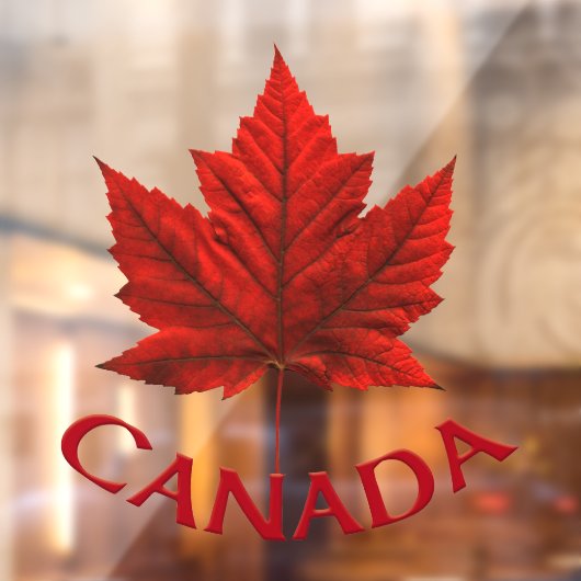 Canada Decal Canada Maple Leaf Window Decal Fensteraufkleber (Blatt 2)