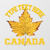 Canada Decal Sporty Custom Canada Window Stickers (Blatt)