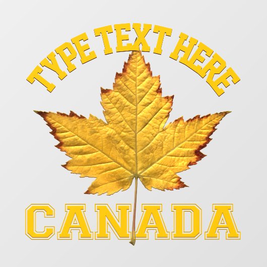 Canada Decal Sporty Custom Canada Window Stickers (Blatt)