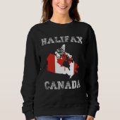 Canada Distressed Flag Halifax Pride Sweatshirt (Vorderseite)
