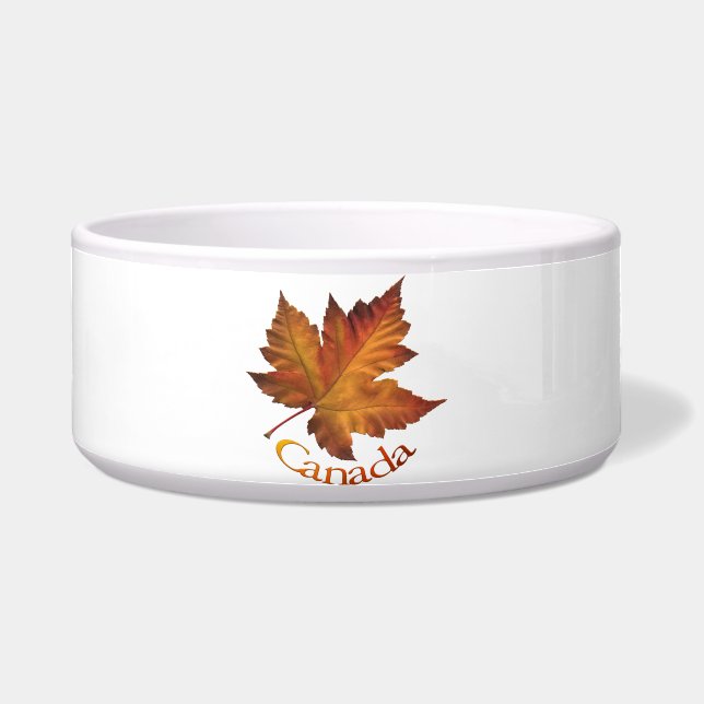 Canada Dog Dish Canada Maple Leaf Pet Souvenir Napf (Vorderseite)