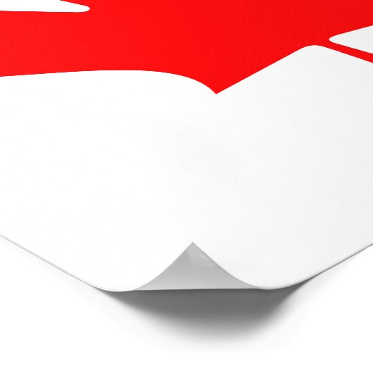 Canada Eh! Funny Canadian Pride Poster (Ecke)