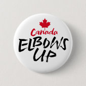 CANADA Elbows Up red mapel ist nicht in den USA er Button (Vorderseite)