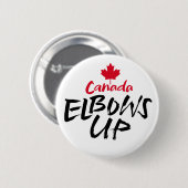 CANADA Elbows Up red mapel ist nicht in den USA er Button (Vorne & Hinten)