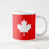 Canada Established 1867 Anniversary 150 Years Jumbo-Tasse (Rechts)