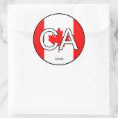 Canada Euro Sticker (Tasche)