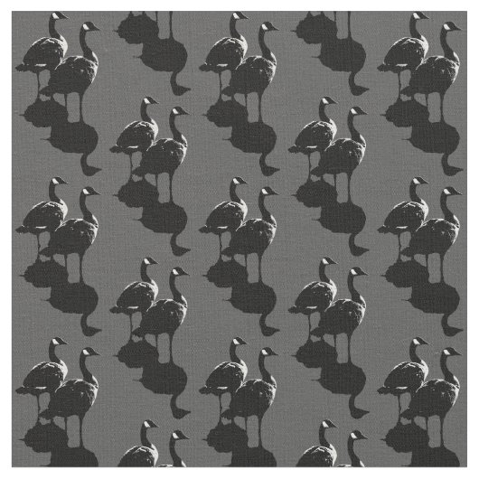 Canada Fabric Canada Goose Fabric Waterfowl Fabric Stoff (Nahaufnahme)