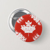 CANADA Fahne Sonnenreflektionen Schlaganfall von M Button (Vorne & Hinten)