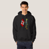 Canada Fan Frog Hoodie (Vorne ganz)