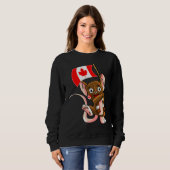 Canada Fan Mouse Sweatshirt (Vorne ganz)