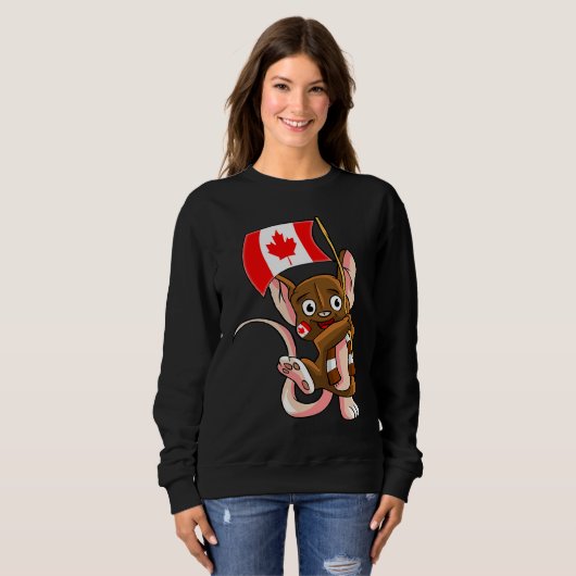 Canada Fan Mouse Sweatshirt (Vorne ganz)
