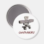 Canada Felsen! Magnet (Vorderseite/Rückseite)
