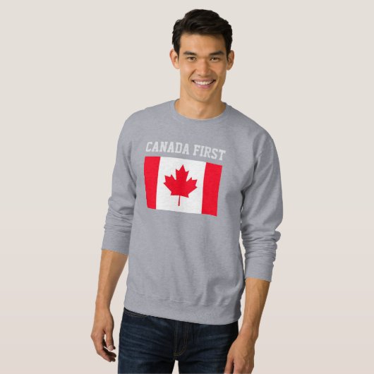 Canada First. Conservative Canada. Sweatshirt (Vorne ganz)