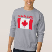 Canada First. Conservative Canada. Sweatshirt (Vorderseite)